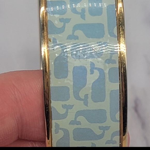 NWOT Vineyard Vines Bracelet Baby Blue with Gold Accents just stunning!!! - Picture 8 of 8